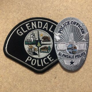 Glendale Ca Police Patch Set