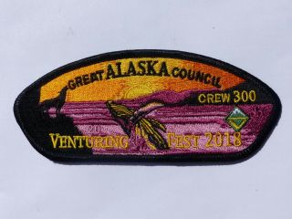 Great Alaska Council Venturing Crew 300 Boy Scout Csp Council Shoulder Patch