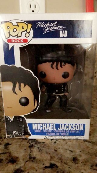 Funko Pop Michael Jackson Bad 25 Vaulted with Pop Protector 2