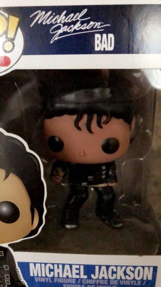 Funko Pop Michael Jackson Bad 25 Vaulted with Pop Protector 3