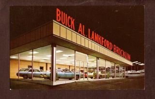 F879 Chrome Postcard 3x5 Lankford Buick Dealership Norristoen Pa W Ridge Pike