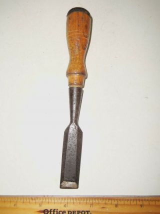 Antique Eclipse Chisel With Wood Handle