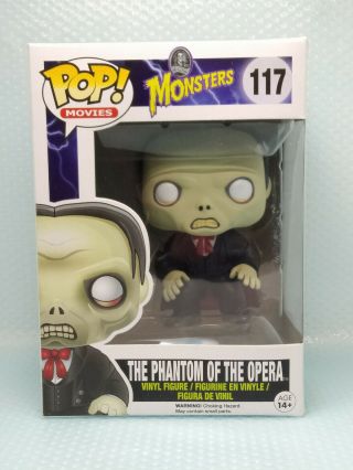 Funko Pop The Phantom Of Opera (not) 117 Universal Monsters (protector)