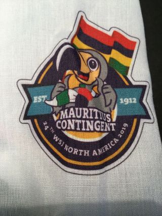 24th World Scout Jamboree 2019 Mauritus Contingent Neckerchief