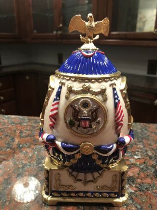 1999 White House 200th Anniversary Egg Created by Theo Faberge Number 58 of 325 3
