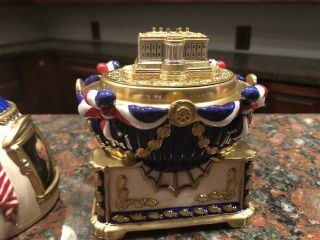 1999 White House 200th Anniversary Egg Created by Theo Faberge Number 58 of 325 6