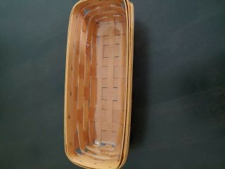 Longaberger Cracker Basket With Plastic Liner