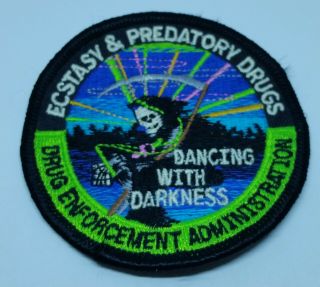 Dea Drug Enforcement Administration Estacy & Predatory Drugs Patch