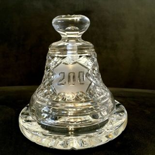 Vintage Waterford Crystal 200th Anniversary Bicentennial Liberty Bell With Base