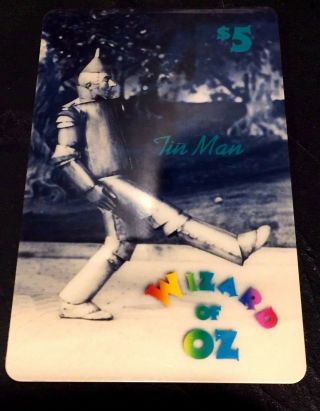 Tin Man 1994 Turner Ent.  The Wizard Of Oz $5 Phone Card Unscratched Rare Htf