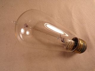 Antique Tipped Light Bulb Edison Mazda Detroit Edison 40W 2