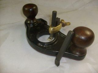 Early Stanley Type No 71 1/2 Hand Router Plane,  2 Blades