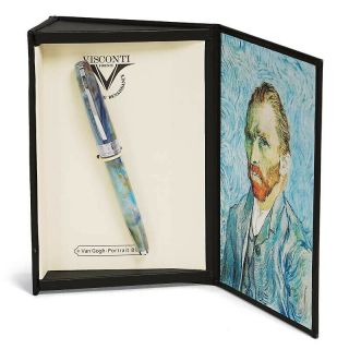 Visconti Van Gogh Fountain Pen Portrait Blue Medium Nib