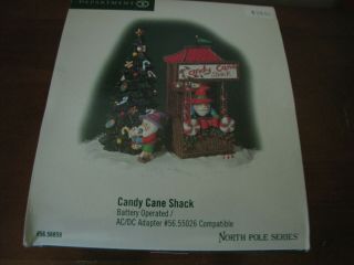 Dept 56 North Pole Series 2003 Candy Cane Shack 56.  56859 - Non