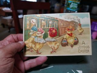 Vintage Early 1900s Postcard A Joyous Easter