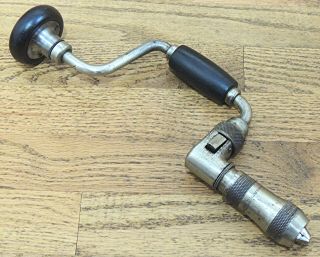 1911 Millers Falls 6 " No.  34 Reversible Ratchet Brace - Antique Hand Tool - Drill