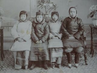 1 China Real Photograph 4 Prostitutes 1910 Shanghai 32 Peking Hong Kong