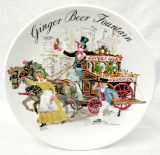 Wedgwood Ginger Beer Fountain Street Sellers Of London Collector Plate 1986