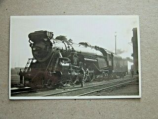 Jersey Nj Rppc Photo Central Of Nj Type Engine 813 Conductor
