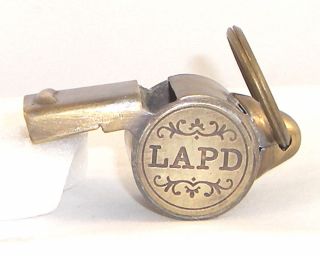 Brass Lapd Whistle