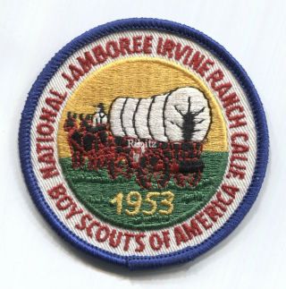 Bsa National Jamboree 1953 Scout Patch Badge - Irvine Ranch - -