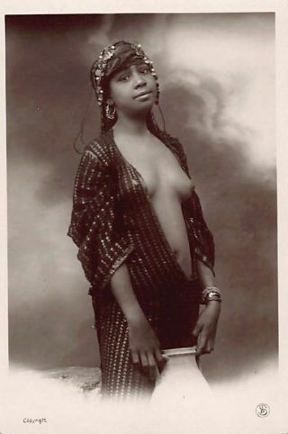 Egypt - Ethnic Nude - Native Girl - Real Photo Reiser.