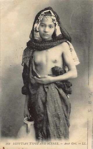 Egypt - Nude Arab Girl - Ethnic Nude - Publ.  Levy Ll 169.