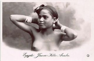 Egypt - Ethnic Nude - Young Arab Girl - Real Photo Reiser.