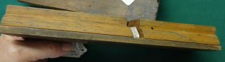 3 ANTIQUE WOODEN PLANES FROM THE MIDDLE 1800s BEWLEY,  I.  W.  ???,  & DAVID BENSEN 4