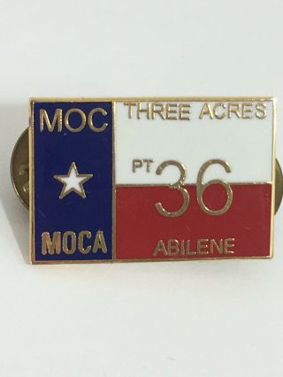 Moc Military Order Of The Cootie Lapel Pin Abilene Texas Three Acres Pt36 Pin