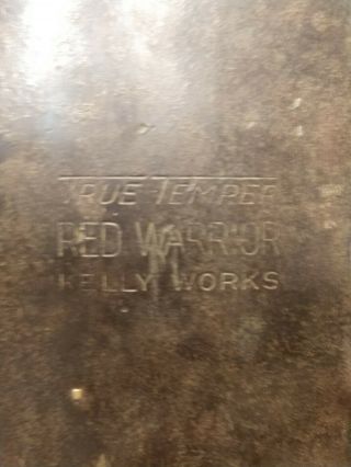 Vintage True Temper Flint Edge Kelly 3.  2 Marked Double Bit Axe Head