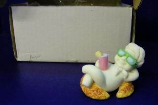 1997 Danbury Pillsbury Doughboy Calendar Birthday Month Figurine August