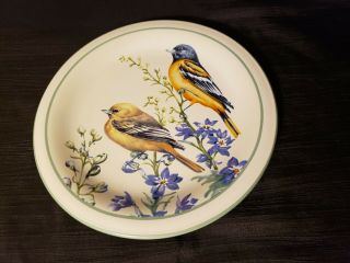 Lenox Summer Greetings Baltimore Oriole Collector Plate By Catherine Mcclung