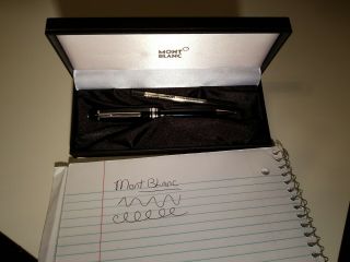 Mont Blanc Meisterstuck Black Pen And Ink Refill Box Cartridge Montblanc
