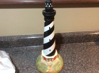 Cape Hatteras Lighthouse Figurine 6.  5 " Outer Banks North Carolina Lefton 1998