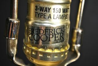 FREDERICK COOPER WHOOPING CRANE TIN 3 - WAY LAMP UP TO 150 WATT 8
