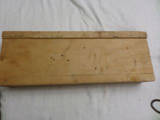 Vintage Durall Miter Box Maple Wooden 16 Inch Vintage Yonker York USA 416 3