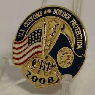 Us Customs And Border Protection 5th Year Anniversary Lapel Pin