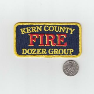 California Kern County Fire Department Kcfd Dozer Group Patch Ems Rescue