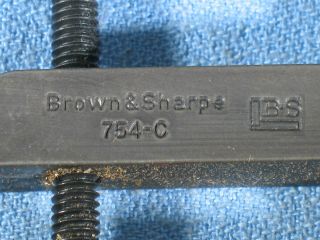 Vintage Brown & Sharpe 754 - C 1 - 1/2 