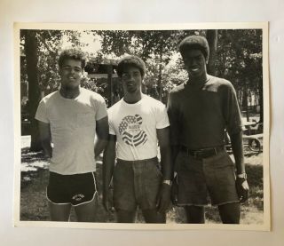 1970s Photo African American Teen Boys Young Men Athletes Vintage 8x10