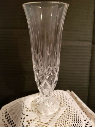 Vintage Lead Crystal Bud Vase.  6 1/2 " Tall