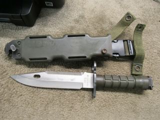 Us Phrobis Iii Gen 4 Bayonet W/ Scabbard Fighting Field Knife