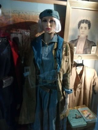 Vintage 1920’s 30’s Girl Scout Official Uniform Dress Denim Patches