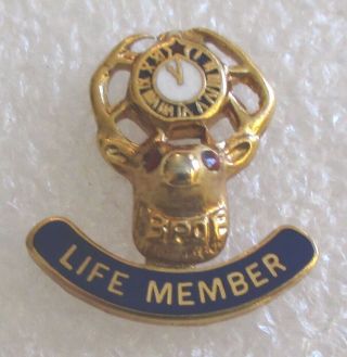 Benevolent And Protective Order Of Elks Life Member Award Pin - Bpoe