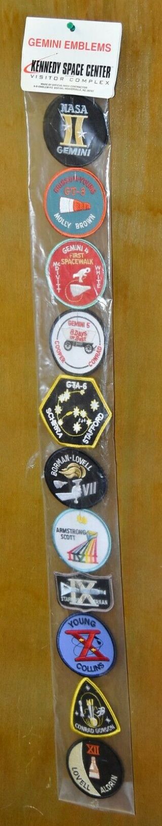 Nasa Project Gemini Patches - In Package Armstrong,  The Great Ones