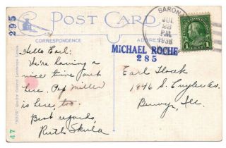 3 Long Lake WI Postcard Sarona Birchwood Washburn Co.  Wisconsin 1 - 1938 Posted 3
