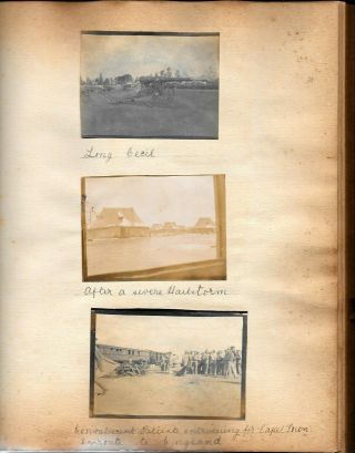 PHOTO ALBUM 1899 MEDICAL EXPEDITION during SOUTH AFRICAN VS BRITISH CONFLICT WAR 10