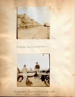 PHOTO ALBUM 1899 MEDICAL EXPEDITION during SOUTH AFRICAN VS BRITISH CONFLICT WAR 4