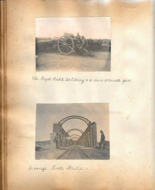 PHOTO ALBUM 1899 MEDICAL EXPEDITION during SOUTH AFRICAN VS BRITISH CONFLICT WAR 7